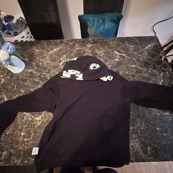 Denim Tears Cotton Wreath Black hoodie - Picture 6 of 9